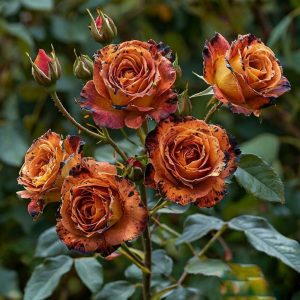 Роза плетистая Оранжевый Бриллиант купить по цене от 450р. в интернет-магазине «Посадика» с доставкой почтой в в Карачаевске и по всей России – [изображение №1].